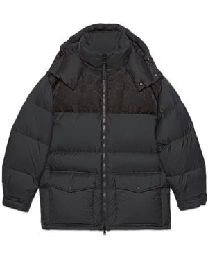 Gucci Zip-Up Puffer Jacket - Grey