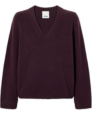 Allude Cashmere Jumper - Purple