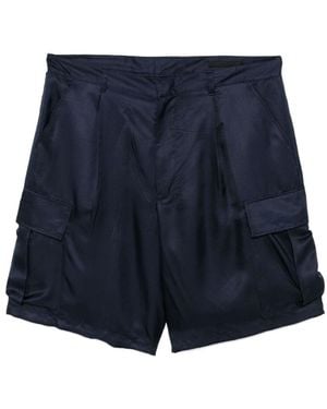 Prada Knee-Length Cargo Shorts - Blue