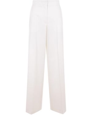 RED Valentino Wide-Leg Casual Pants - White