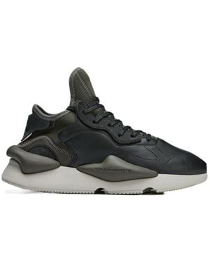 Y-3 Kaiwa Lace-Up Trainers - Black