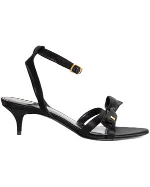 Balenciaga Bow Detailed Strapped Sandals - White