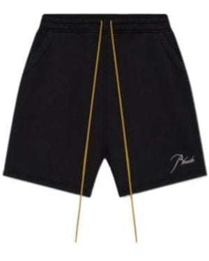 Rhude Classique Logo Sweatshorts - Black