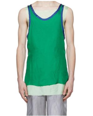 Edward Cuming Layered Vest - Green