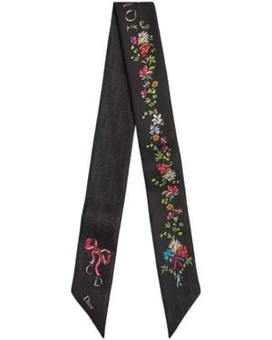 Dior Iviera Arabesque Mitzah Scarf - Black
