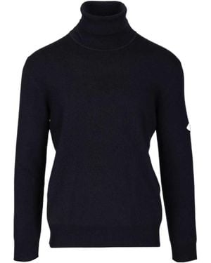 Bottega Veneta Compacat Classic Turtleneck Jumper - Blue