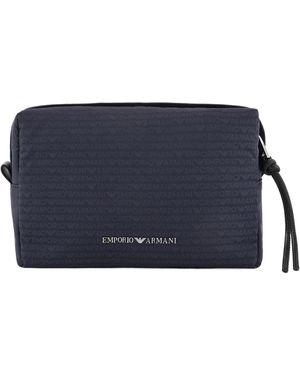 Emporio Armani Patterned Clutch - Blue