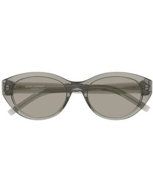 Saint Laurent Eyewear Sl M148/F Cat-Eye Sunglasses - Metallic