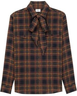 Saint Laurent Shirts - Brown