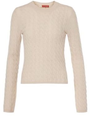 Altuzarra Crew Neck Knit Sweater - Natural