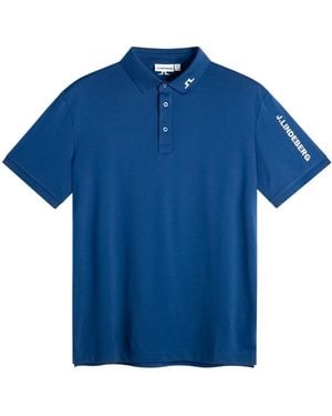 J.Lindeberg Short-Sleeved Polo Shirt - Blue