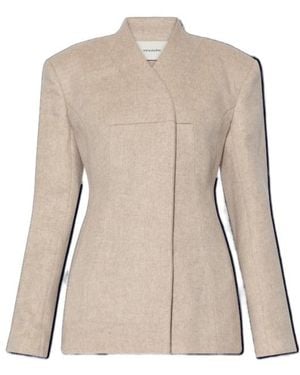 Entire studios V-Neck Blazer - Natural