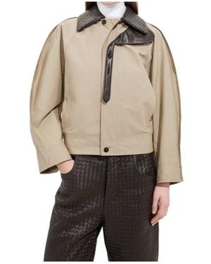 Bottega Veneta Relaxed Fit Lightweight Jacket - Natural