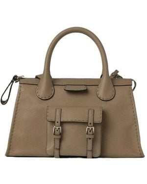 Chloé Medium Edith Tote Bag - Brown