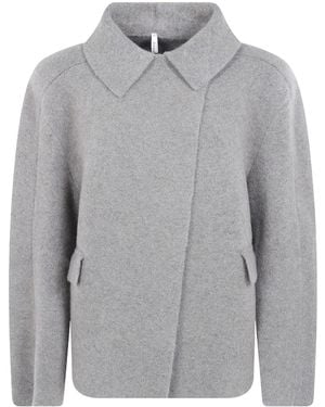 Boboutic Double Breasted Jacket - Grey