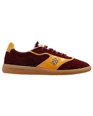 DSquared² Lace-Up Sneakers - Brown