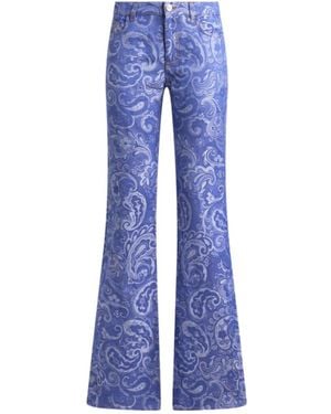 【関税&送料込】Etro Paisley Print Flare Jeans Paisley high-rise flared jeans in multicoloured - Etro