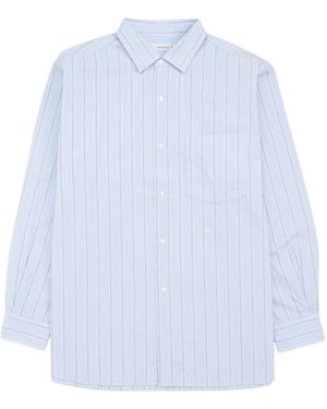 Nanamica Striped Shirt - White