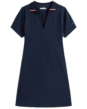 Tommy Hilfiger Short Sleeve Dress - Blue
