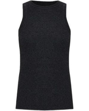 Lisa Yang Ribbed Tank Top - Black