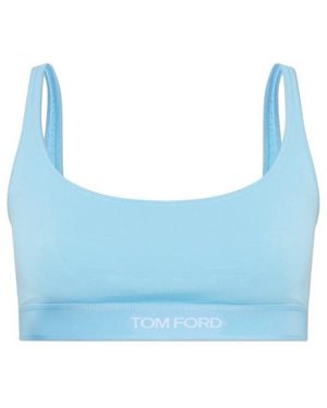 Tom Ford Logo Bra - Blue