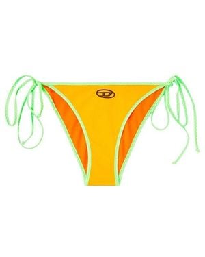 DIESEL Bikini Bottoms With Side Ties - Yellow
