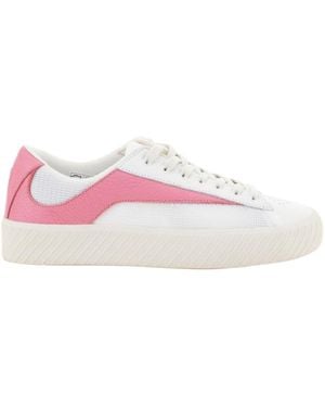 BY FAR Rodina Lace-Up Sneakers - Pink