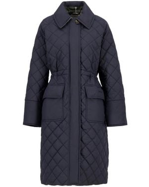 Barbour Long-Sleeved Cotton-Padded Jacket - Blue