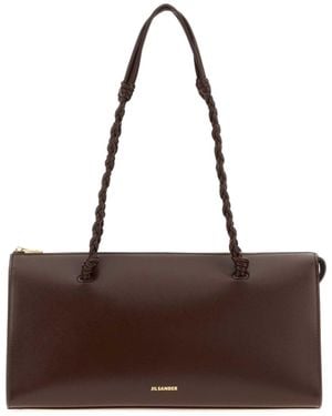 Jil Sander Tangle Tent Shoulder Bag - Brown