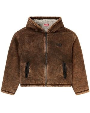DIESEL F-Ella Zip Jacket - Brown