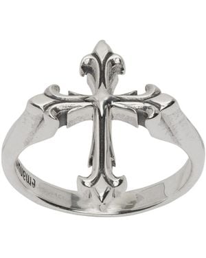 Emanuele Bicocchi Fleury Cross Ring - White