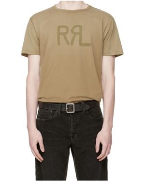RRL Ranch Logo Crew Neck T-Shirt - Multicolour