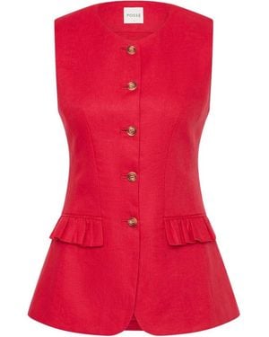 Posse Matilda Vest - Red