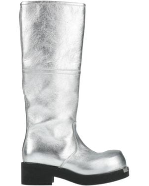 Maison Margiela Shiny Metallic Boots - White