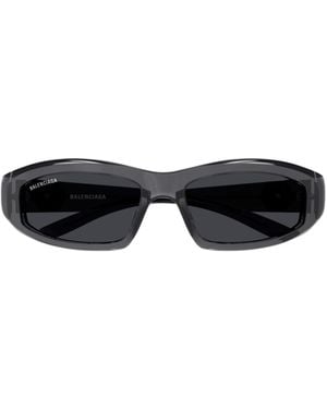 Balenciaga Eyewear Rectangle-Frame Sunglasses - White