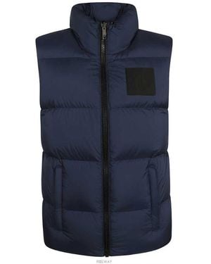 Moose Knuckles Sleeveless Down Vest - Blue