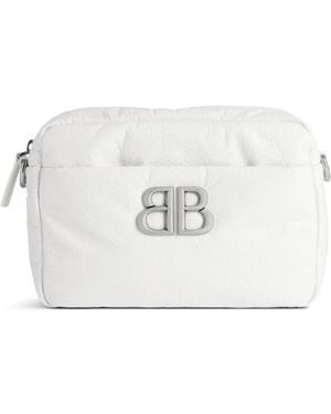 Balenciaga Monaco Xs Camera Bag - White