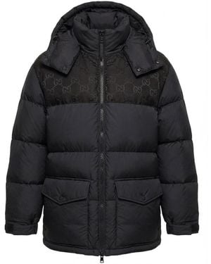Gucci Zip-Up Puffer Jacket - Gray
