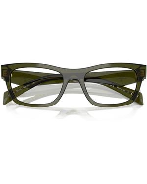 Prada Eyewear Rectangular Frame Glasses - Green