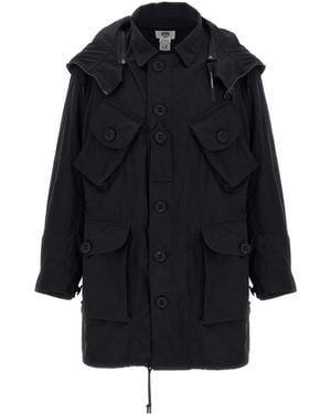 Junya Watanabe X C.P. Company Hooded Parka - Black