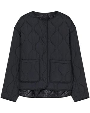 Closed Short Quilted Jacket - Black