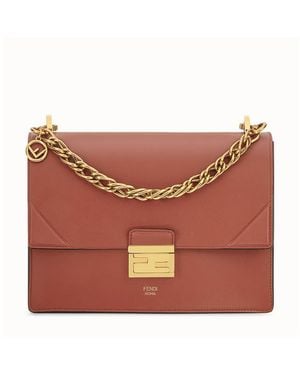 Fendi Kan U Shoulder Bag - Red