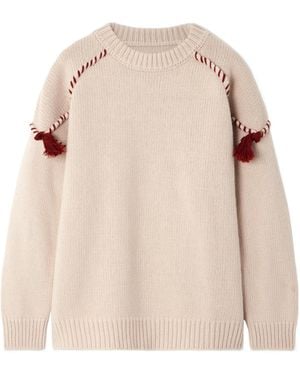 Fortela Wool And Cashmere-Blend Jumper - Natural