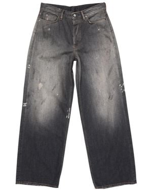 Acne Studios Jeans With Belt Loops - Gray
