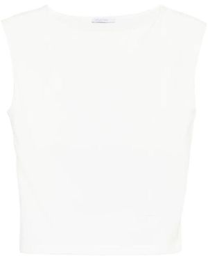 Patrizia Pepe Cut-Out T-Shirt - White