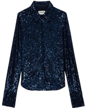 Zadig & Voltaire Long-Sleeved Shirt - Blue