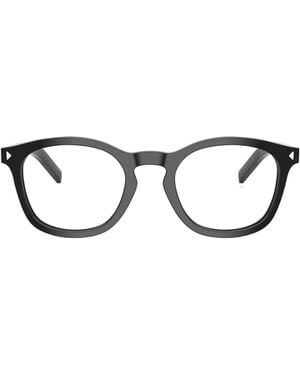 Prada Eyewear Round Frame Glasses - White
