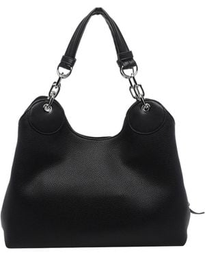 Liu Jo Chain Handle Shoulder Bag - Black