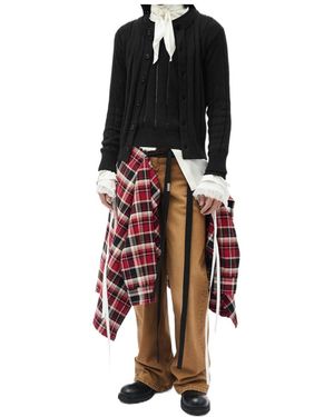 Ann Demeulemeester Rikki Brushed-Rib Jumper - Multicolour