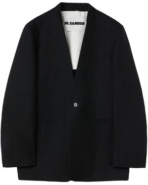 Jil Sander Deconstructed Jacket - Black